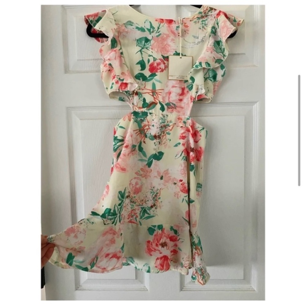 Floral Cut Out Dress - Picture 6 of 11